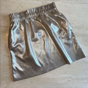 Metallic elastic waistband ZARA skirt.